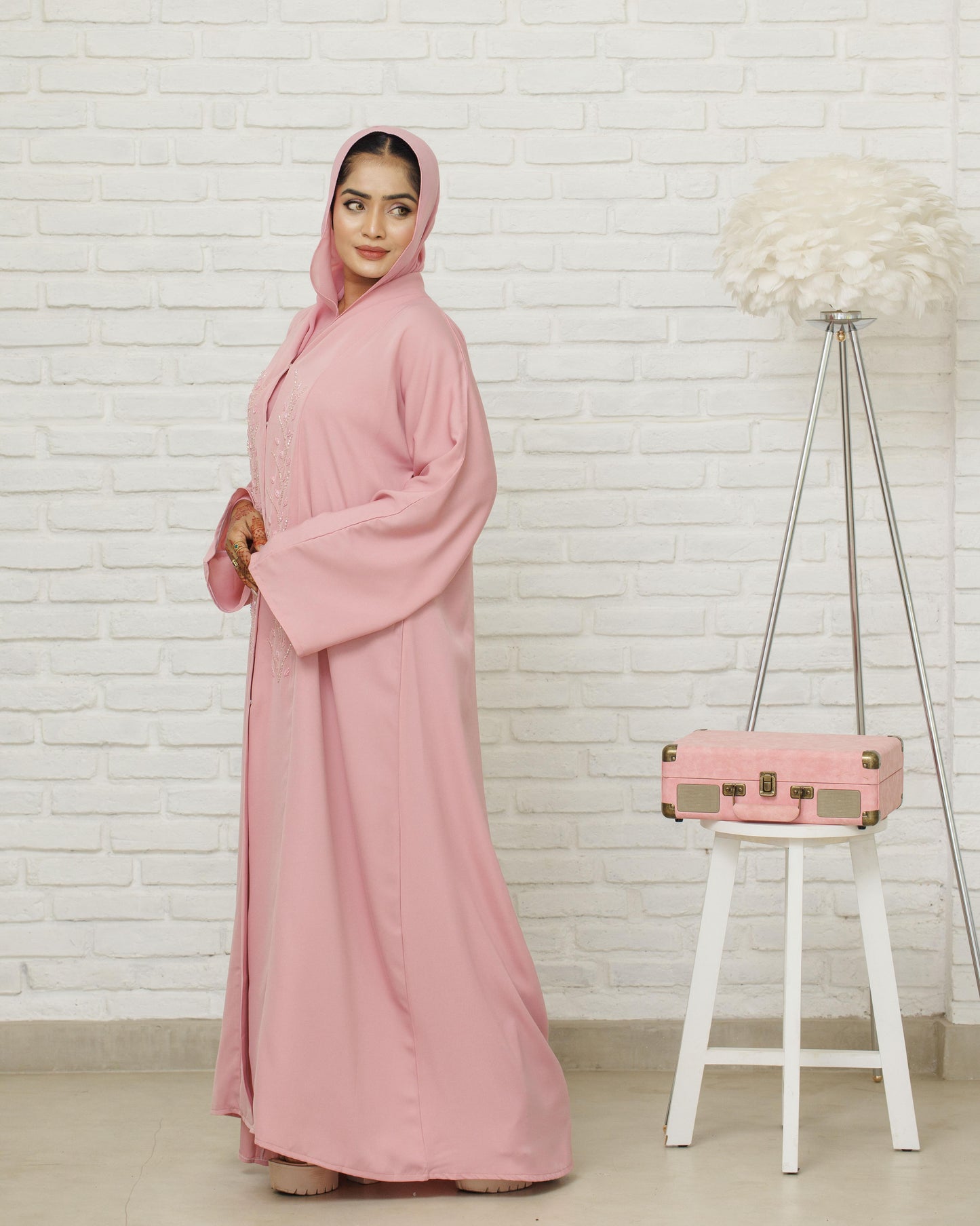 Dreamy Cotton Candy Abaya