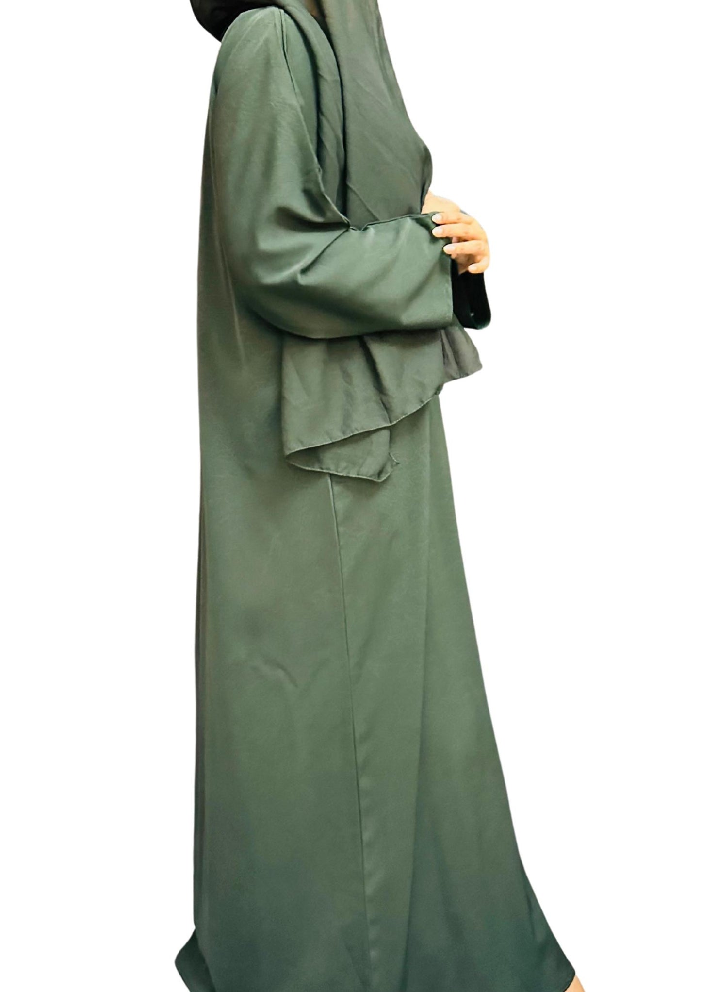 Emerald Elegance Abaya