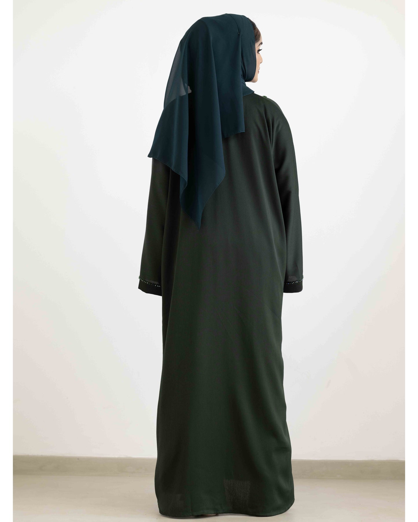 Lavish Green Abaya