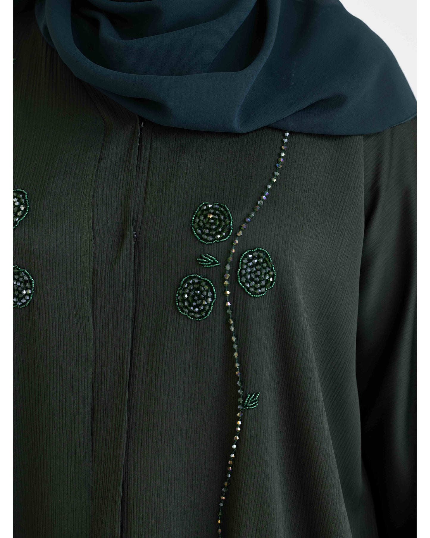 Lavish Green Abaya