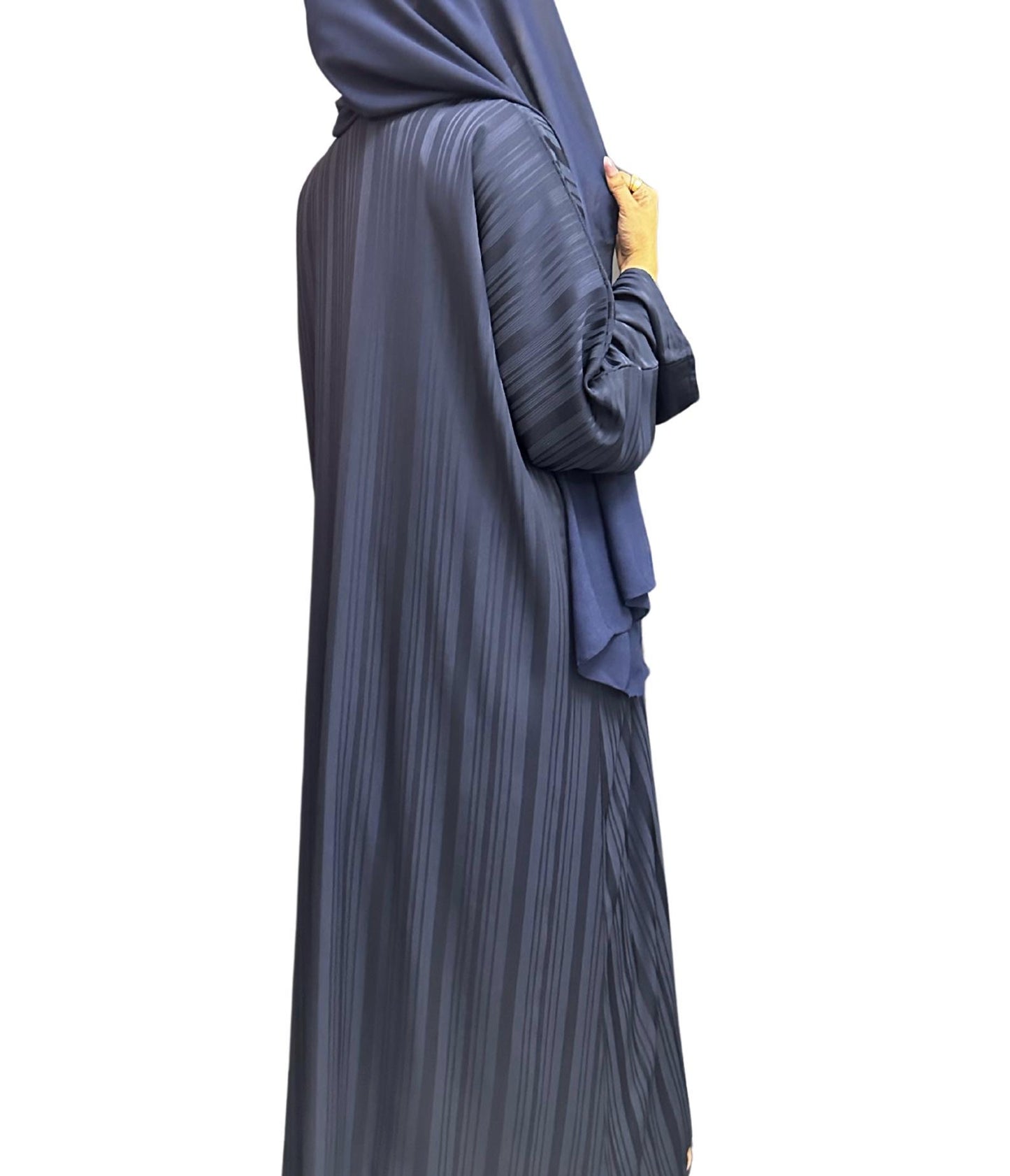 Majestic Navy Abaya
