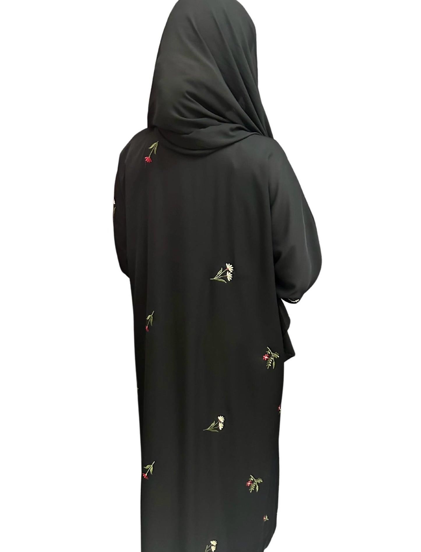 Midnight Blossom Abaya