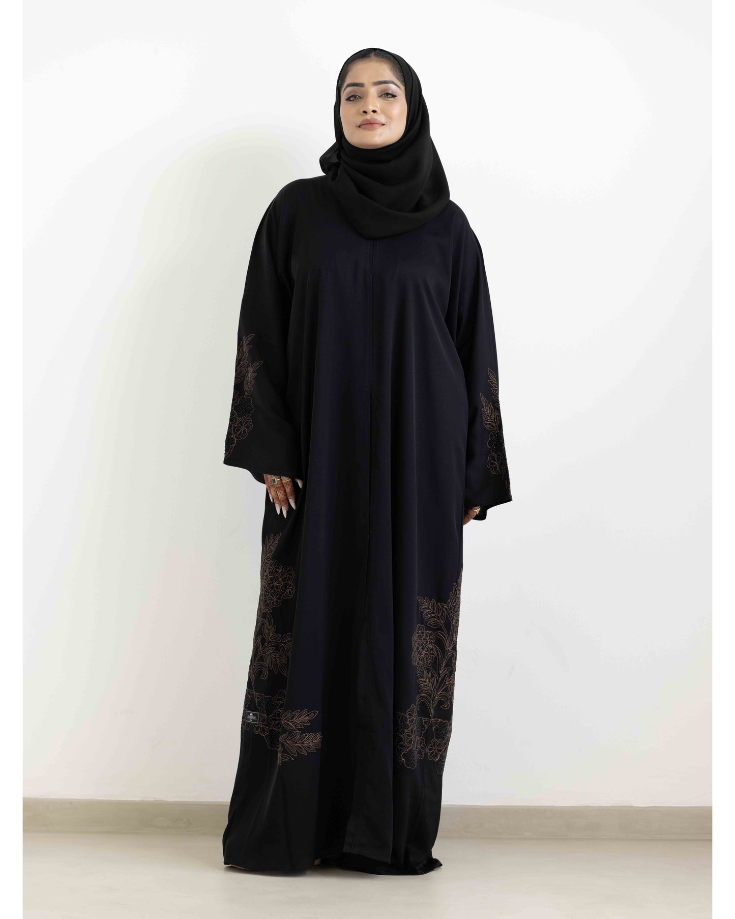 Midnight Florals Abaya
