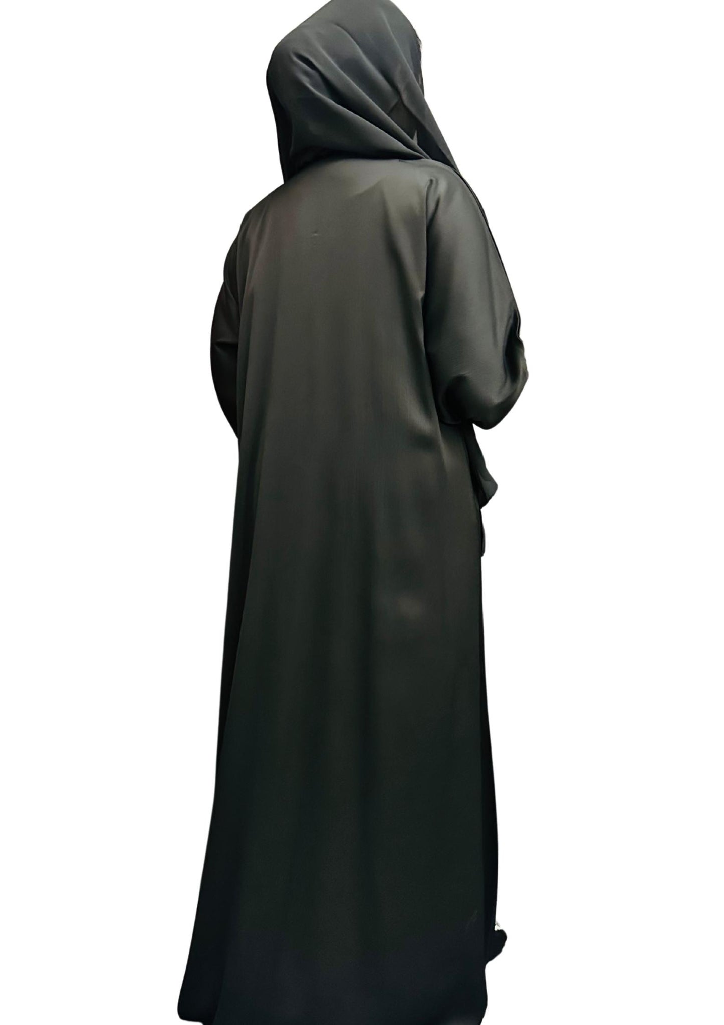 Radiant Black Abaya
