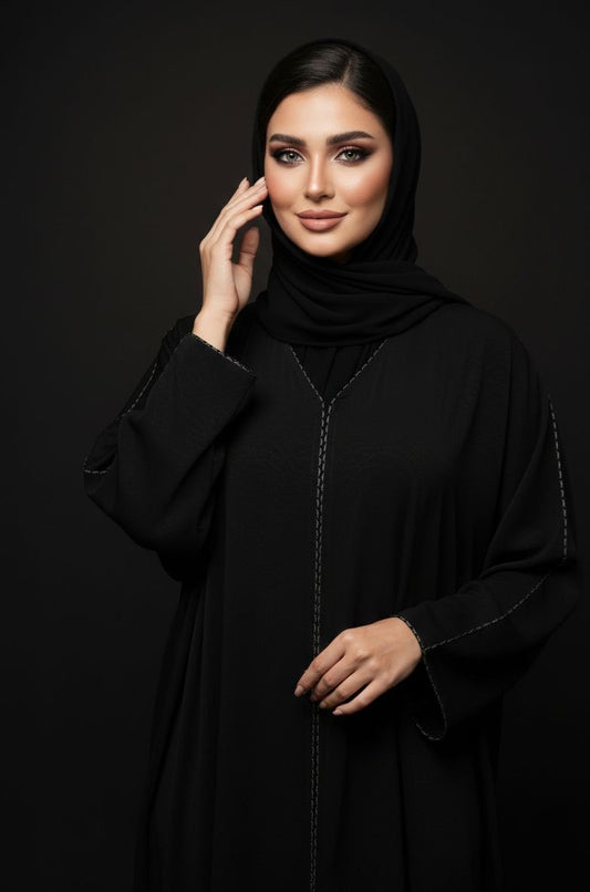 Divine Black Abaya