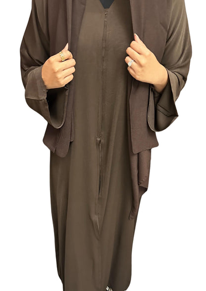 Chestnut Elegance Abaya