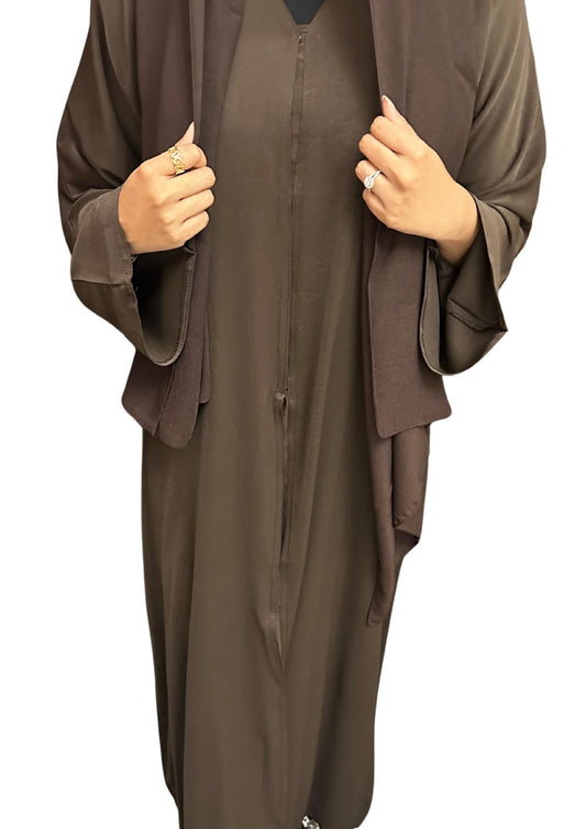 Chestnut Elegance Abaya