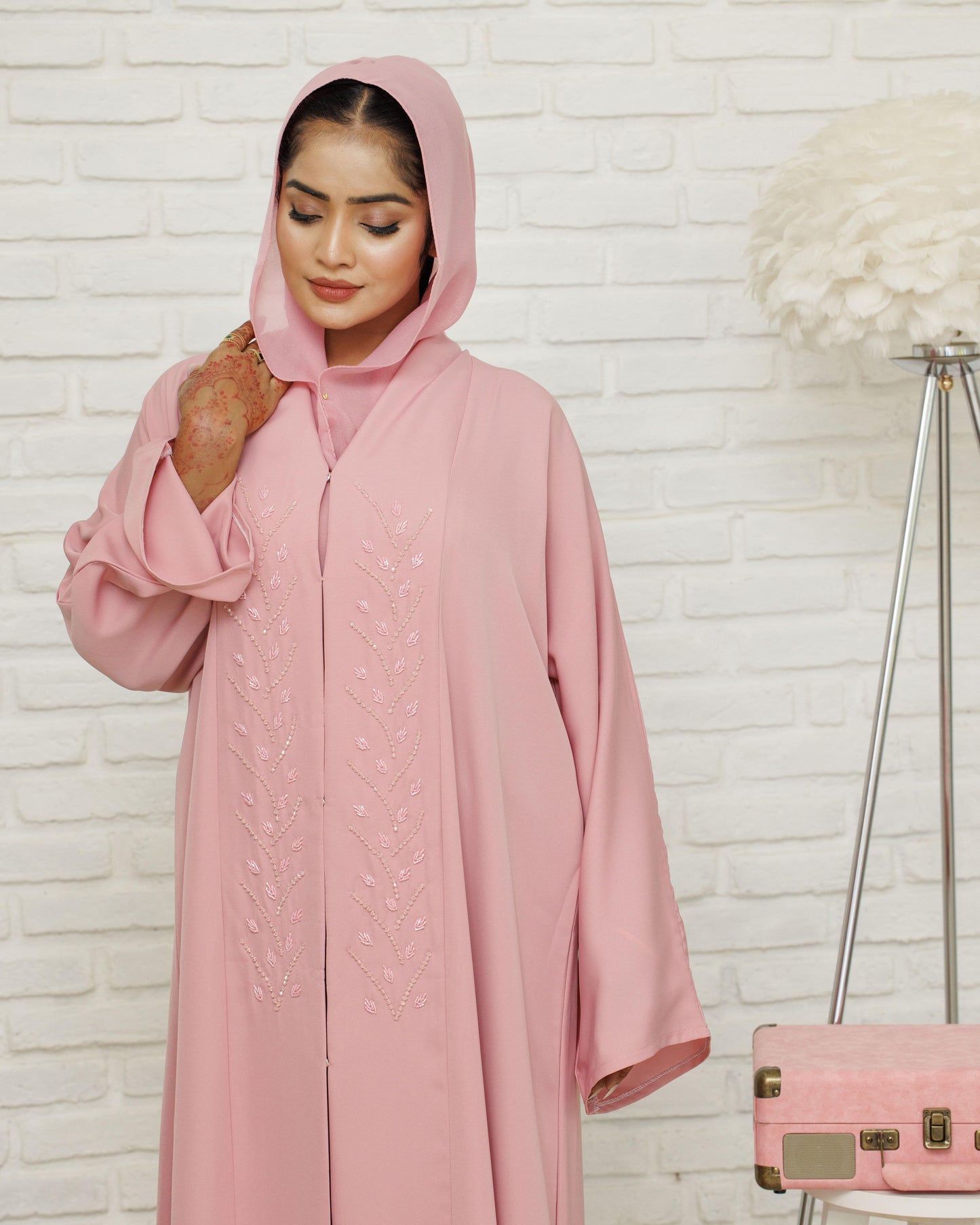 Dreamy Cotton Candy Abaya