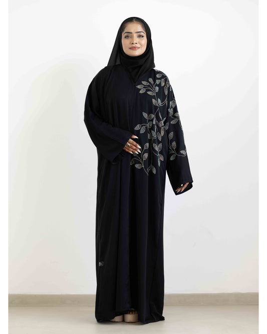 Ivy Glow Black Abaya