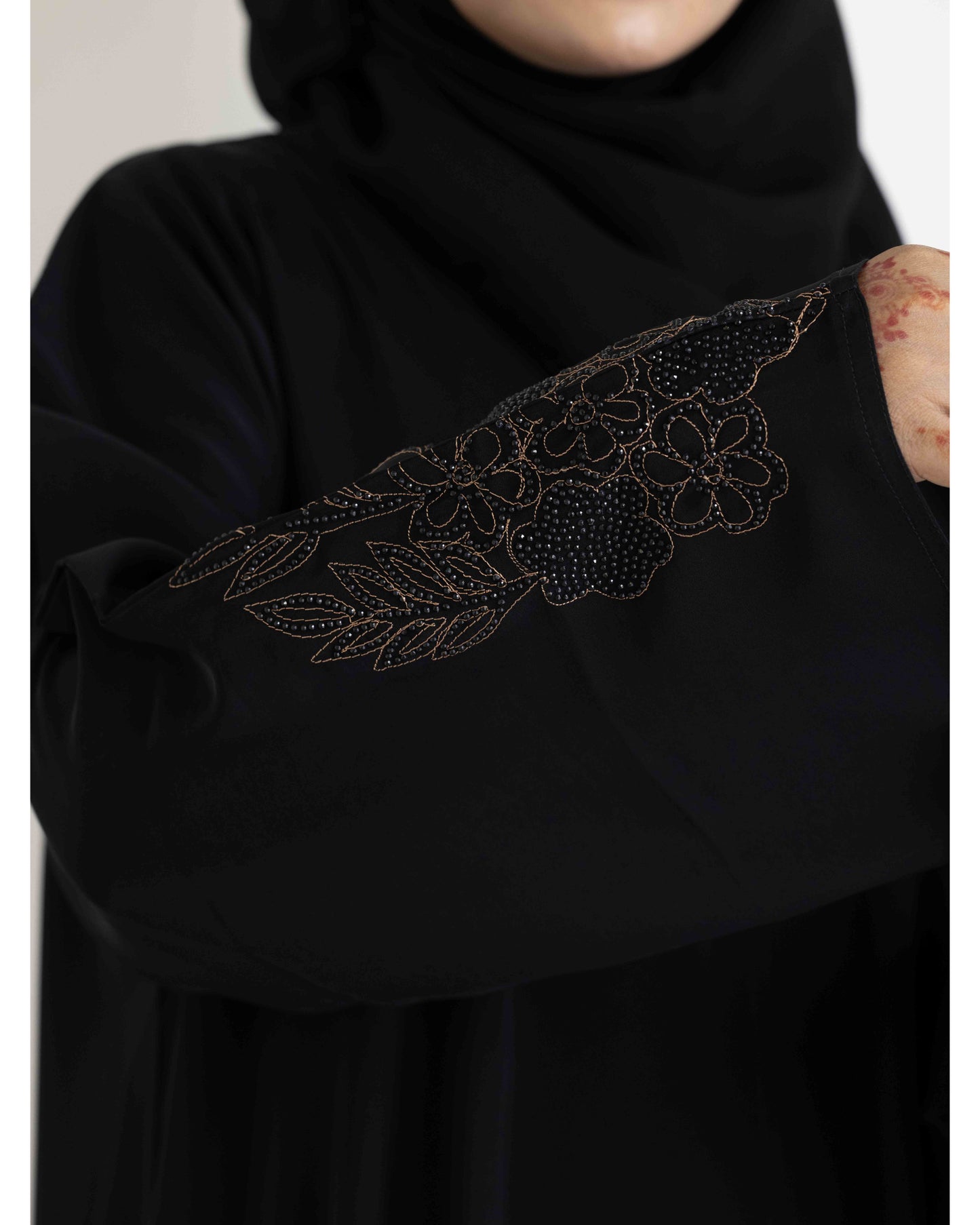 Midnight Florals Abaya