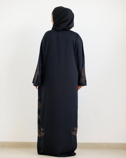Midnight Florals Abaya