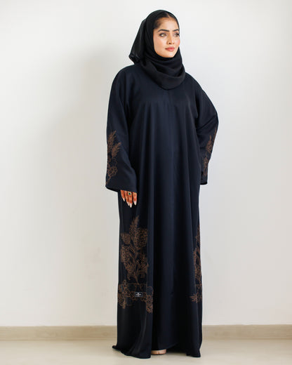 Midnight Florals Abaya